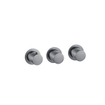 Fortifura Nebbio Badcombinatie-set - thermostaatkraan - inbouwdeel - inbouw uitbreiding - wandaansluitbocht - metalen doucheslang - staaf handdouche - badafvoer opbouw - geborsteld gunmetal PVD SW1238039