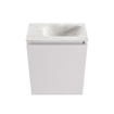 MONDIAZ TURE-DLUX Meuble toilette - 40cm - Cale - EDEN - vasque Ostra - position droite - 1 trou de robinet SW1104740