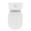 Toilet de Crosswater Kai avec abattant à fermeture douce et bord fin blanc SW487305