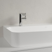 Villeroy & Boch Finion lavabo - dessous meulé avec 2 trous de robinet 100x47cm - ceramic+ sans trop-plein blanc SW106498