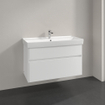 Villeroy & Boch Collaro meuble sous-lavabo - 95,4x54,6cm - 2 tiroirs White matt SW479504