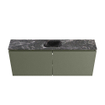 MONDIAZ TURE-DLUX Meuble toilette - 120cm - Army - EDEN - vasque Lava - position centrale - sans trou de robinet SW1103689