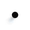 Ozean Eternal Handdoekhaak - enkel - rond - mat zwart SW209321