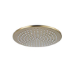 Fortifura Nebbio Ensemble de douche pluie - robinet encastré - élément encastré - coude de raccordement mural - flexible de douche en métal - douchette ronde - bras de plafond 20cm - douche de tête 30cm - laiton brossé PVD (or) SW1447129