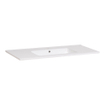 BASIN BRAUER Starfall - 100x46x2cm - trop-plein - 1 lavabo - 1 trou de robinet - céramique - brillant blanc SW6700