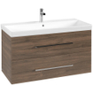 Villeroy & Boch Avento Meuble sous-lavabo - 2 tiroirs à extraction - 976 x 514 x 484 mm - Arizona Oak SW919829