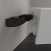 Villeroy & Boch Subway 2.0 Pack WC - WC suspendu - DirectFlush - à fond creux - abattant softclose & quickrelease - avec réservoir encastrable - plaque de commande chrome brillant - Ceramic+ - Stone White SW956281