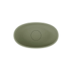 Riho Escala Vasque à poser - 55x32x15cm - solid surface - moss green mat (vert) SW957283