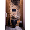 Terravito Viondo carreau mural - 13x13cm - 10mm - Carré - Or brillant SW522636