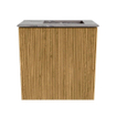 Mondiaz JOYA-DLUX Meuble de toilette 40cm - couleur Oak - Lavabo FAYE position Droite 1 trou de robinet couleur Sombra. SW1424240