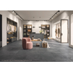 Terravito Solido carrelage mural et de sol - 59.5x59.5cm - 8mm - rectifié - aspect pierre naturelle - noir SW863162