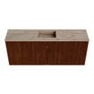 Mondiaz JOYA-DLUX 100cm meuble de salle de bains - couleur Ruby - Vasque FAYE position Milieu 1 trou de robinet couleur Arena. SW1425279