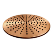 BRAUER Copper Carving douche de pluie encastrée thermostatique - 3 voies - rond - set 94 - pomme de douche 30cm - bras mural courbé - douchette 3 jets - flexible de douche - barre de douche intégrée - cuivre brossé PVD SW1159137