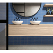 La Mosaic Factory Sevilla carreau mosaïque - 29,6x29,9cm - carrelage mural - Rectangulaire - Porcelaine Jeans Blue Brillant SW397945