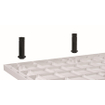 Haceka Belice pieds de receveur de douche - 9x Composite Tray carré + quadrant 800x800 / 900x900 HA437033