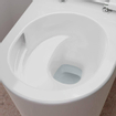 Hansgrohe EluPura S WC suspendu - sans bride - effet hygiénique - Aquahelix Flush - blanc SW962884