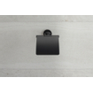 Duravit Starck T Porte-rouleau de toilette - avec couvercle - noir mat SW297081