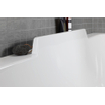 Duravit Durastyle Baignoire acrylique rectangulaire avec dossier gauche 170x70x46cm sans pieds ou tabliers blanc SW54480