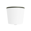 MONDIAZ LAVIE WC suspendu - 36x53cm - sans bride - Army (vert) - softclose - quick-release - abattant WC - Talc (offwhite) SW1208581