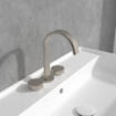 Villeroy & Boch Dawn ensemble de robinet à 3 trous - Nickel brossé mat (inox) SW974336