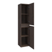 BRAUER Solution Armoire colonne chêne massif 35x160cm Black Oak SW392903