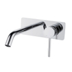 Wiesbaden Ribbd Mitigeur lavabo encastré à levier unique complet chrome SW632116