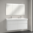 Villeroy & Boch My View In inbouw spiegelkast - met LED verlichting 3 voudig dimbaar met 3 deuren 120.1x74.7x10.7cm SW60432