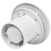 Sanivesk Ventilateur Design - Ø12,5 - Minuterie - Capteur d'humidité - Rond - Blanc SW1212668