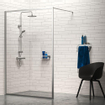 Tiger Caddy Panier de douche ou porte-serviettes 35 cm Inox brossé SW877210