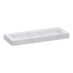 BRAUER Coral Wastafel - 120x45.7x10cm - 1 wasbak - zonder kraangaten - marmerlook - Calacatta Gold SW1418675
