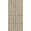 Terravito Elzino carreau mural et de sol - 6x24cm - aspect pierre naturelle - gris mat (gris) SW1119946