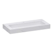 Saniclass Artificial Marble Lavabo pour meuble 99.6x45.7x10.5cm sans trop-plein 1 vasque Centre 1 trou de robinet Composite Calacatta Gold SW721060