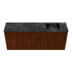 Mondiaz JOYA-DLUX 100cm toiletmeubel - kleur Ruby - Wastafel FAYE positie Rechts Zonder kraangat kleur Lava. SW1423640