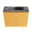 MONDIAZ TURE-DLUX Meuble toilette - 60cm - Ocher - EDEN - vasque Lava - position droite - sans trou de robinet SW1103920