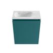 MONDIAZ TURE-DLUX Meuble de toilette 40 cm Smag. EDEN lavabo Opalo position gauche. Sans trou de robinet. SW1104546