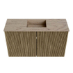 Mondiaz JOYA-DLUX Meuble de toilette 70cm - couleur Dusk - Vasque FAYE position Milieu 1 trou de robinet couleur Arena. SW1425737
