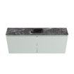 MONDIAZ TURE-DLUX Meuble WC 120 cm Greey. Lavabo EDEN Lava position milieu. Sans trou de robinet. SW1103844