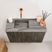 Mondiaz JOYA-DLUX 60cm meuble de toilette - couleur Shadow - Vasque FAYE position Gauche Sans trou de robinet couleur Sombra. SW1425184