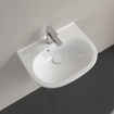 Villeroy & Boch O.novo Compact Lave main 50x40cm avec trop plein avec trou pour robinetterie Blanc 0124108