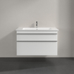 Villeroy & Boch Venticello meuble sous-lavabo - 95.3x59cm - 2x tiroir blanc glossy GA53295