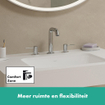 Hansgrohe Tecturis Mitigeur lavabo - mitigeur - rond - bec 15.6 cm - 3 trous - chrome SW918664
