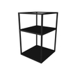 INK Ferro étagère 40x45x65cm - acier noir mat SW440209