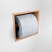 Mondiaz EASY Porte-rouleau de papier toilette - CUBE 167 - 16x8.6x16cm - solid surface - Rosee SW1026194
