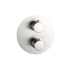 Fortifura Calvi Thermostatische Inbouwkraan - inbouwdeel - rond - Geborsteld RVS SW1189323