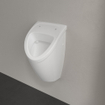 Villeroy & Boch Omnia Compact Urinoir mural pour couvercle avec connexion et fixation cachées Blanc 0101094