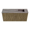 Mondiaz JOYA-DLUX 90cm meuble de toilette - couleur Dusk - Vasque FAYE position Droite Sans trou de robinet couleur Oza. SW1425985