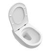 BRAUER Tornado Hangend toilet - incl. bril met bevestigingen in zes beschikbare kleuren - Keramiek - Wit SW1443566