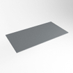 Mondiaz TOP 23 Plan sous vasque - 80x23.5x0.9cm - compatible comme plan de meuble - solid surface - Plata SW1019709