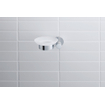 Duravit D code porte-savon en verre droit chromé GA49406