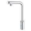 GROHE Minta Mitigeur de cuisine - haut - bec en L extractible - chrome SW392216
